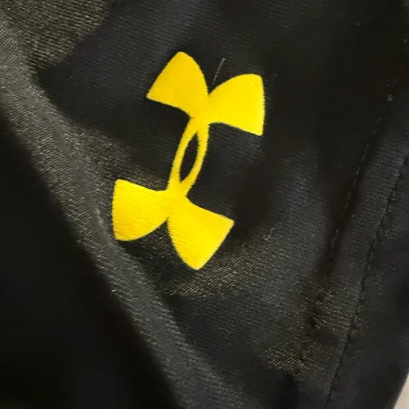 ⭐️ 3/$20 Under Armour Men's Black Pittsburgh Steelers T-Shirt NFL combine sz L - Picture 4 of 5